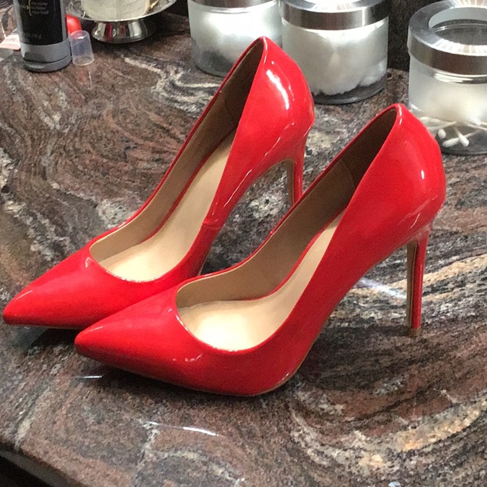Red beautiful heels